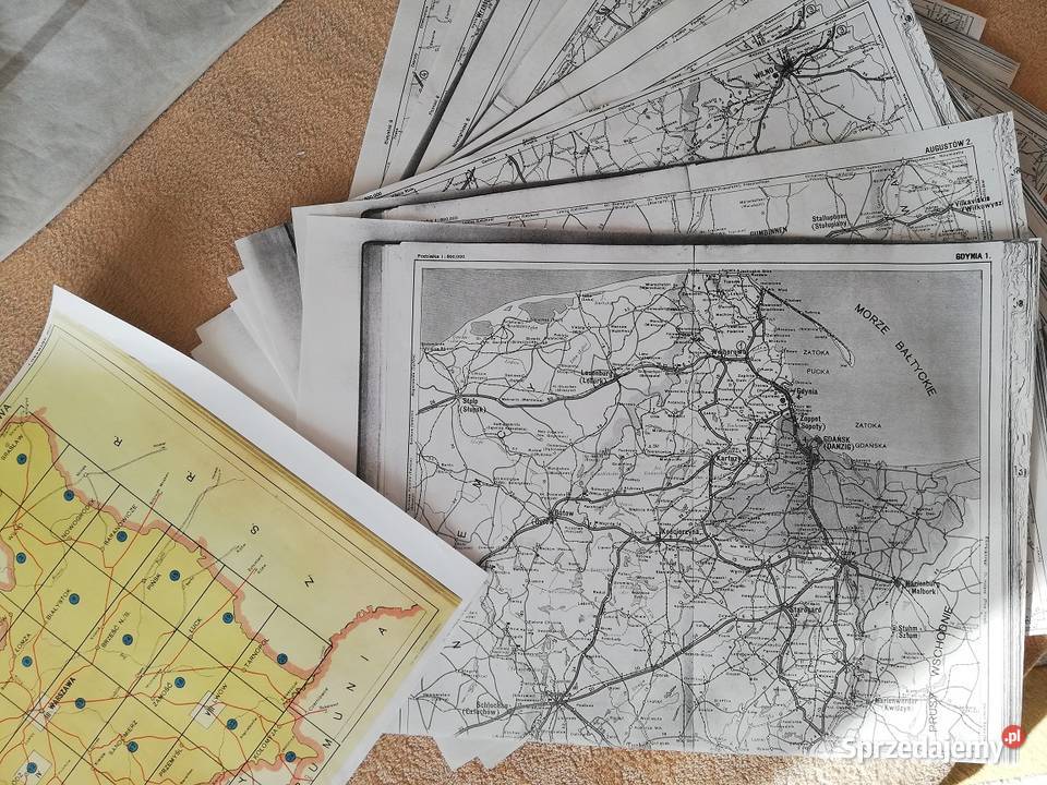 Atlas samochodowy Polski z 1938 roku ksero Wronki sprzedam