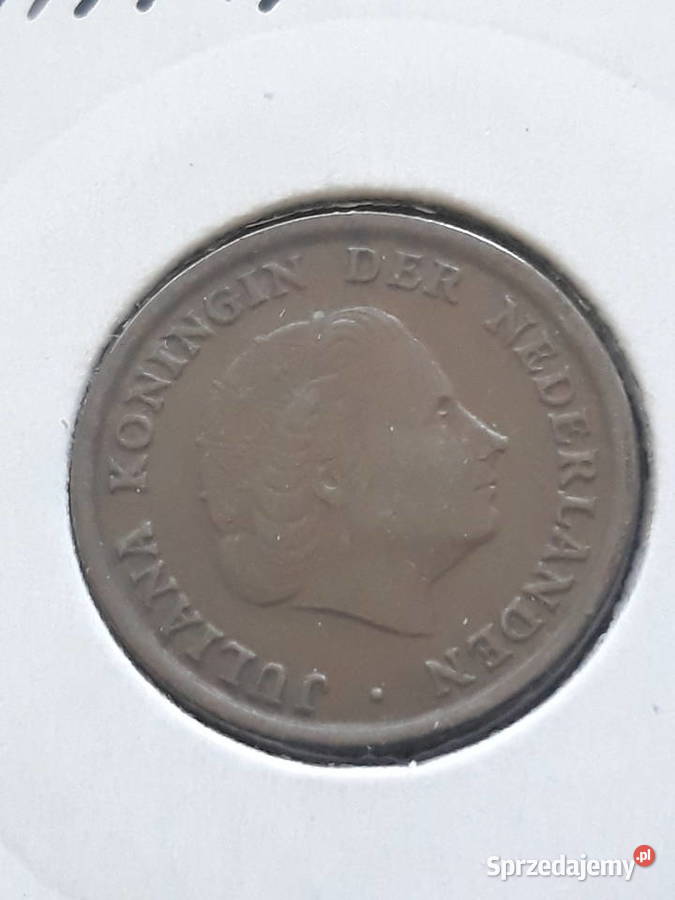 1 Cent Holandia 1951 r Juliana 2 około mennicze