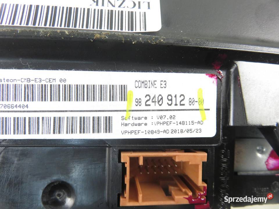 LICZNIK CITROEN C4 CACTUS 12 THP 110 HNZ małopolskie