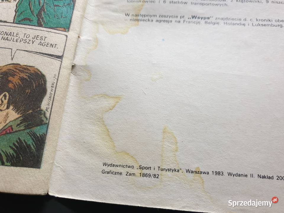 Kapitan Kloss 1 Agent J23 wydanie II 1983 Gdynia