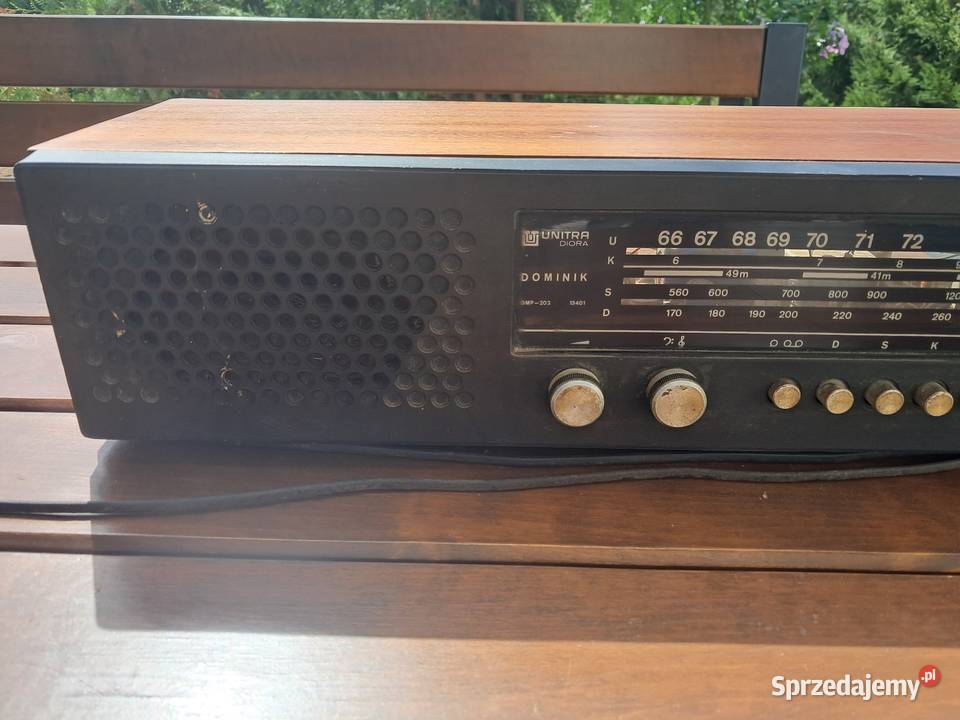 Radio Unitra Diora Dominik uszkodzone Elektronika Ciecierzyn