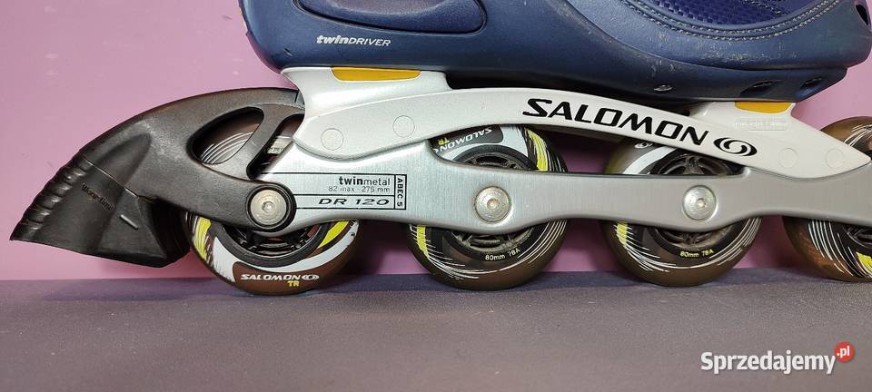 Super rolki SALOMON kobiet Twin Metal 80mm78a r Jasień