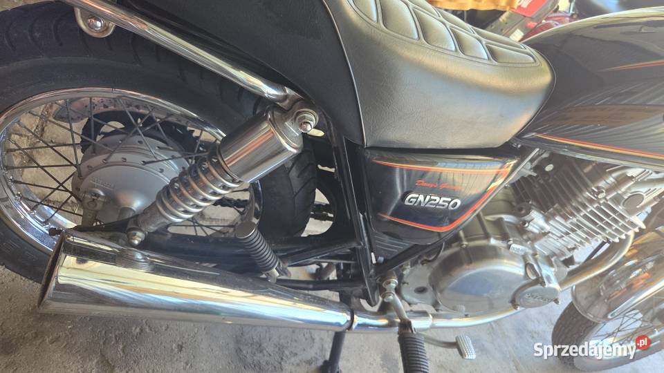 Suzuki gn 250 denys garage 9 przebiegu turystyczny warmińsko-mazurskie Biskupiec