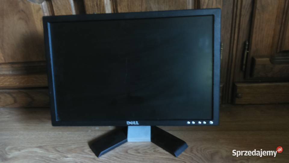 Monitor czarny DELL 19 używany Monitory i projektory Janów Lubelski