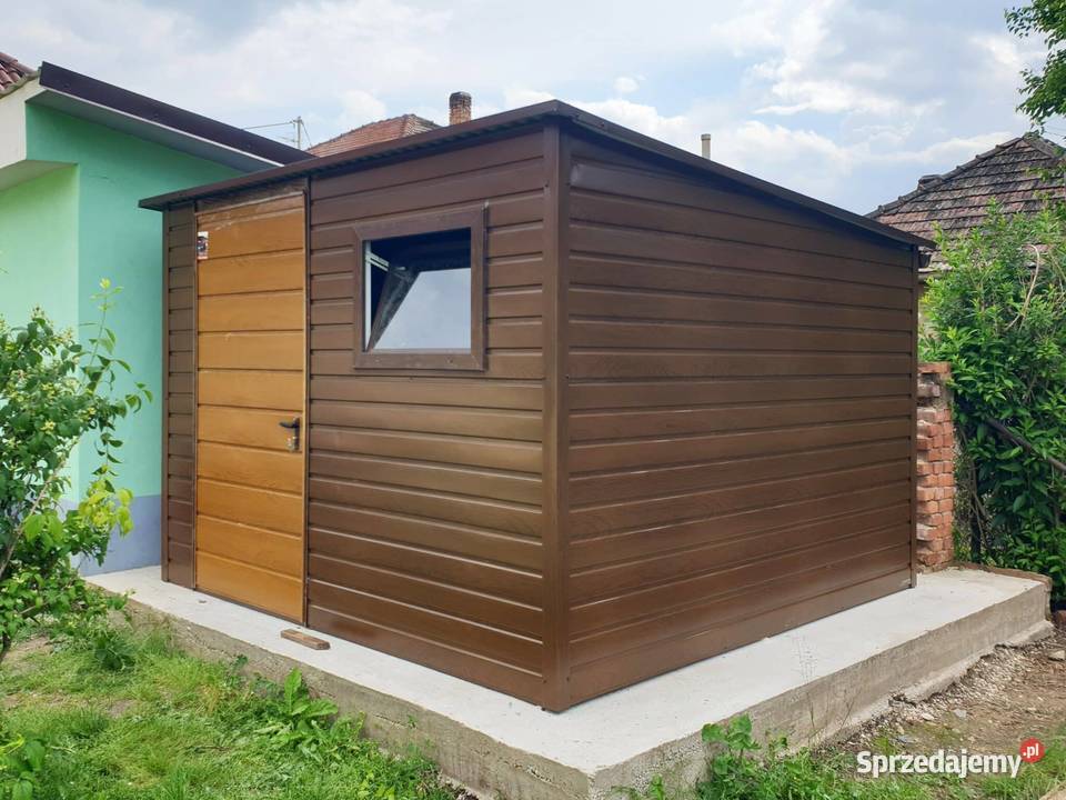 Domek ogrodowy 33m orzechzłoty dąb ciemny Domki narzędziowe Żary sprzedam