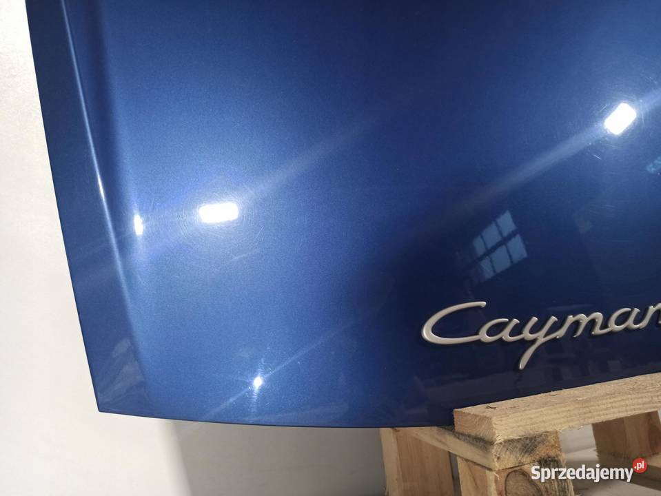 KLAPA BAGAŻNIKA PORSCHE CAYMAN 987 Cobalt Blau Klapy bagażnika Motoryzacja sprzedam