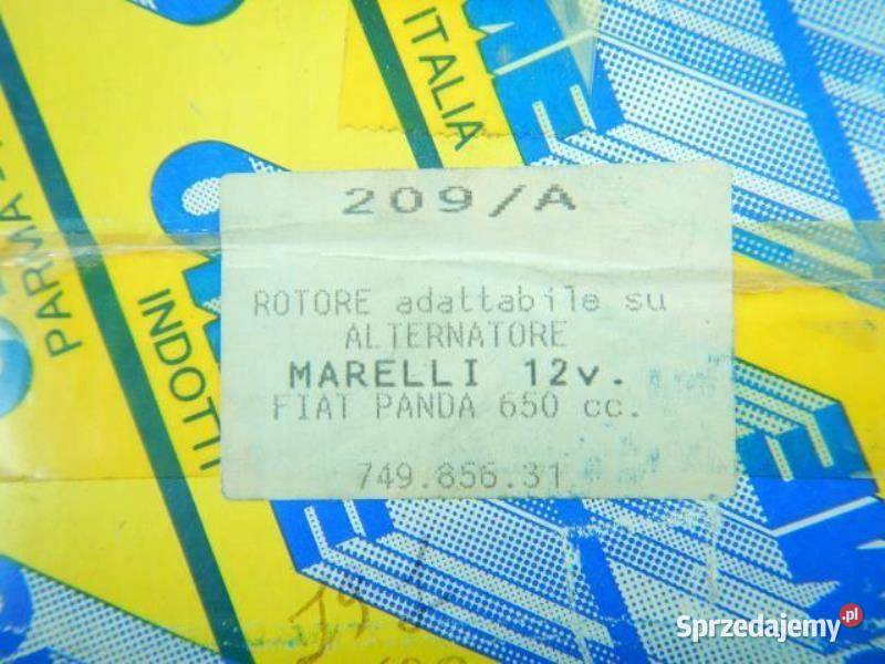 UZWOJENIE ALTERNATORA FIAT PANDA 07 74985631 Układ elektryczny, zapłon sprzedam