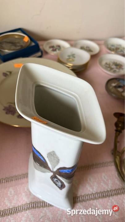 Wazon Kaiser Germany Ręcznie malowany Biała Gdańsk sprzedam