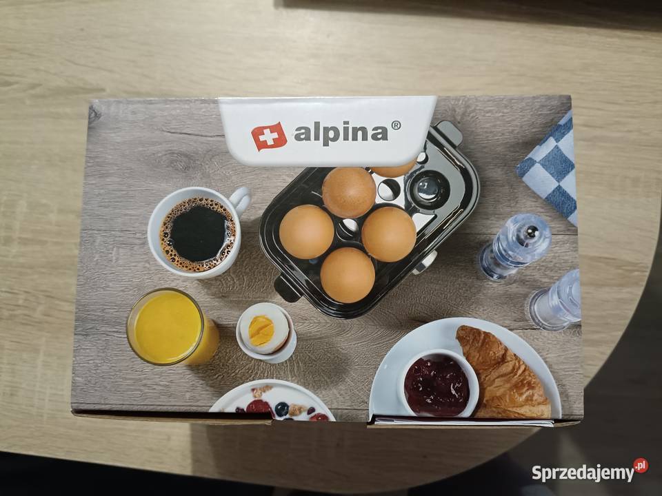 Jajowar Alpina na 6 jajek srebrny Kwidzyn sprzedam