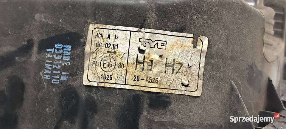 LAMPA LEWA PRZÓD MERCEDES SPRINTER 904 kujawsko-pomorskie