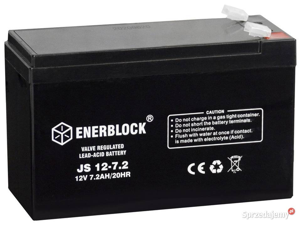 Akumulator ENERBLOCK AGM JS1272 12V 72 Ah