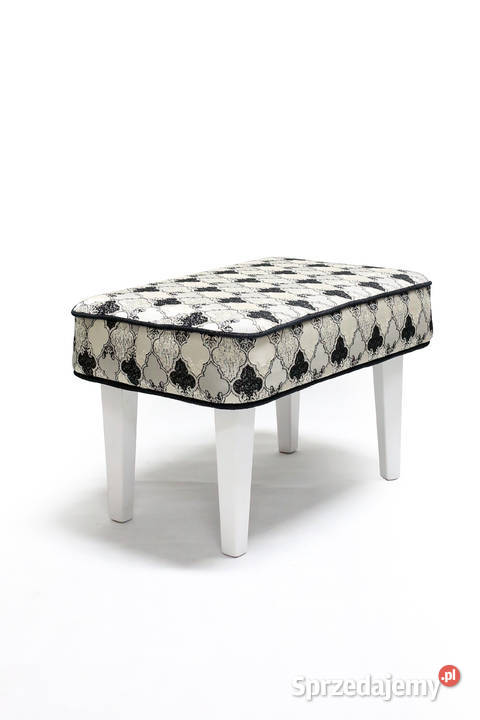 Podnóżek Pod Nogi Stołek Tapicerowany z Miękkim 58cm Kazimierz Biskupi