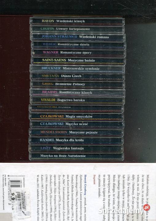 Muzyka Mistrzów Zestaw 34 Płyt CD 1 płyta zachodniopomorskie Szczecin