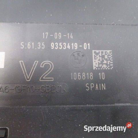 STEROWNIK MODUŁ KOMFORTU BMW F10 F11 9353419 osobowe Pozostałe Rakoniewice sprzedam