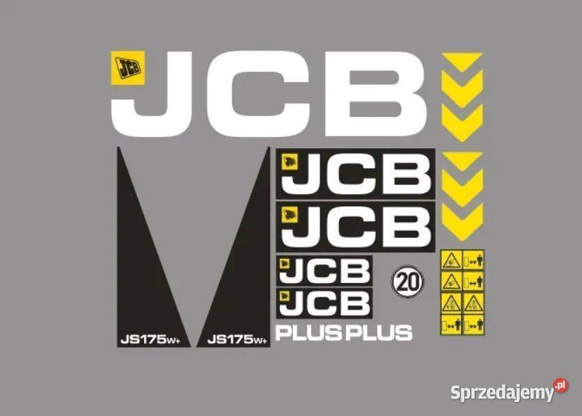 Naklejki oklejenie naklejka JCB JS175W Zamiennik