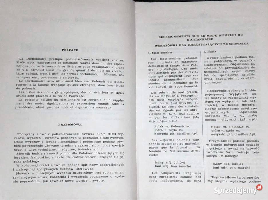 Podręczny słownik polskofrancuski K Kupisz Chełm