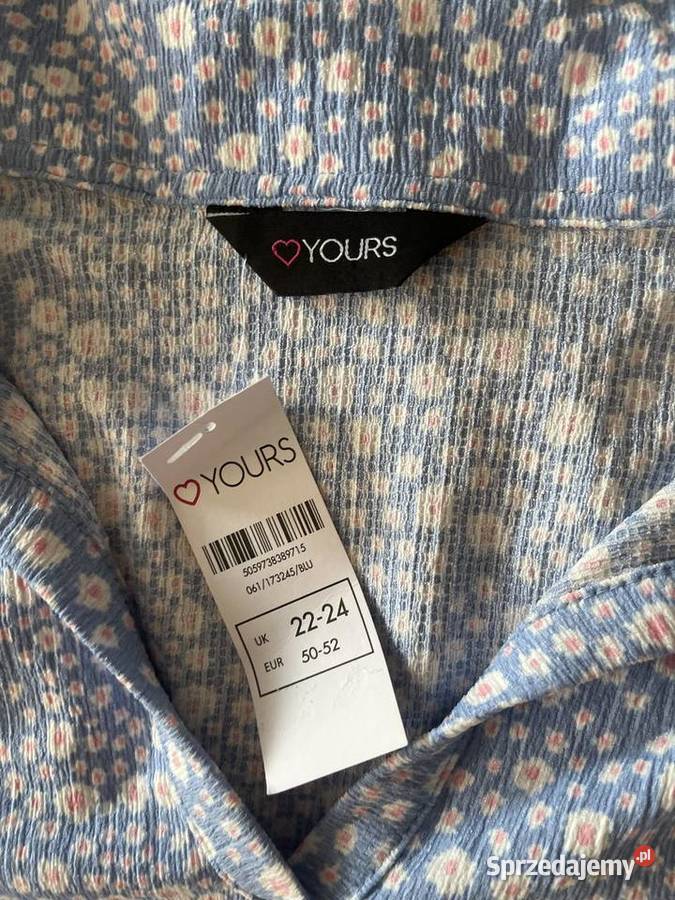 Yours sukienka tunika modny wzór kwiaty floral Choszczno
