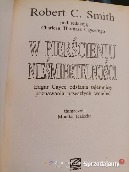 Smith W pierścieniu nieśmiertelności książki miękka Warszawa