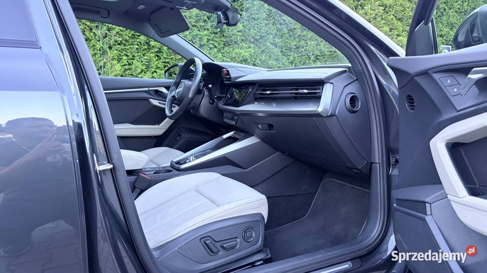 AUDI A3 20 TFSI Full Led Full Niski przebieg kurtyny powietrzne śląskie Sosnowiec