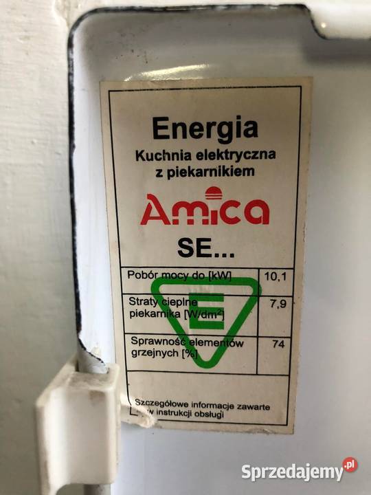 Kuchenka Elektryczna AMICA SE 16 z piekarnikiem sprzedam
