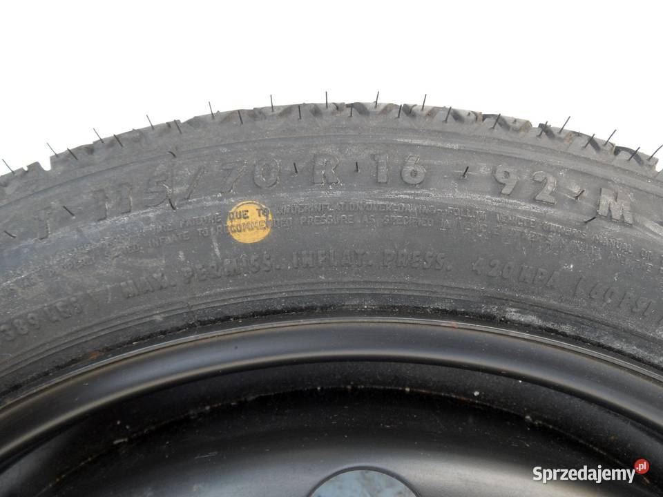 OPEL VECTRA C koło dojazdowe 1157016 92M 5x110