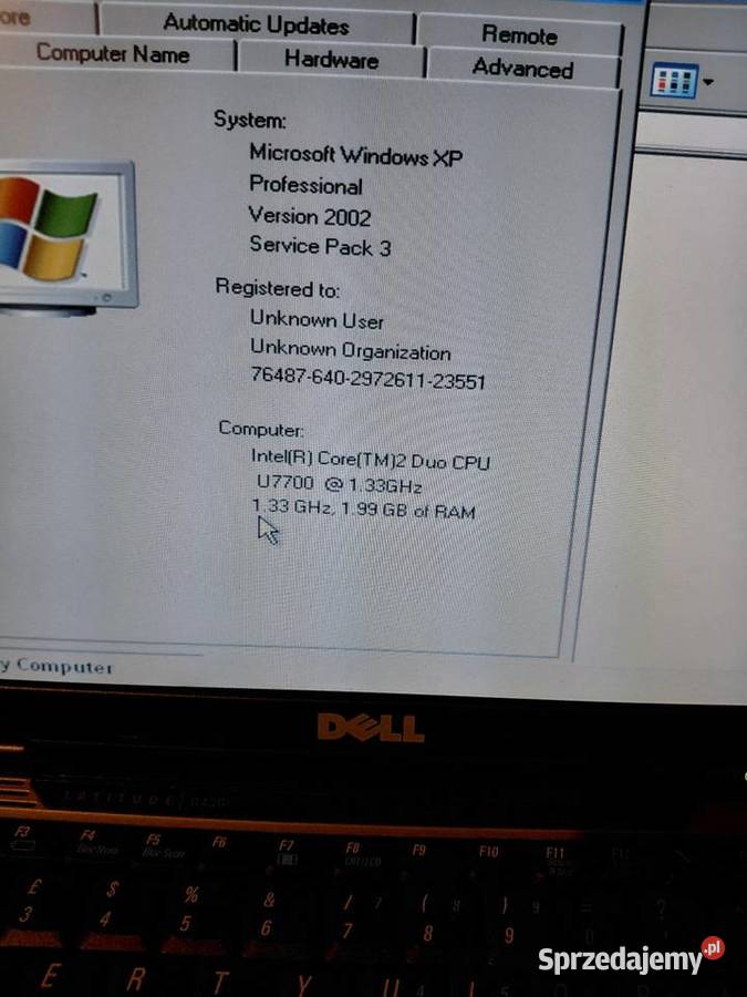 Sprzedam notebook dell latitude d430 Grodzisk