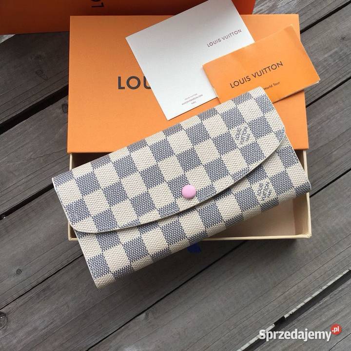 Wyprzedaż Portfel LV Louis Vuitton Emilie biała Kraków