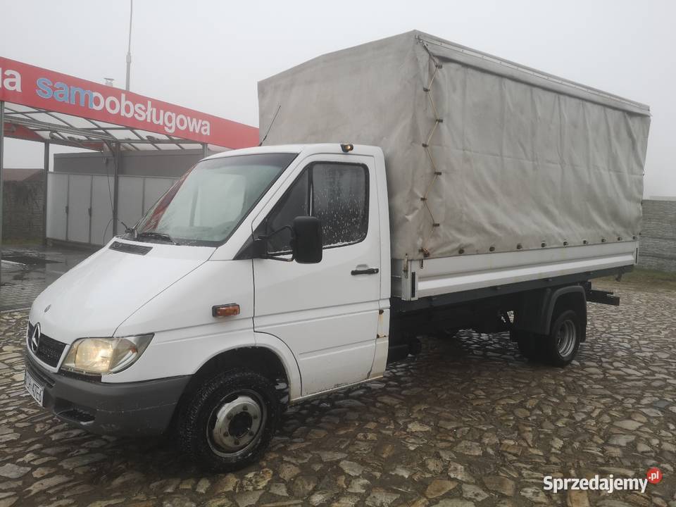 Mercedes sprinter 411 paka firanka 2 strony Sprinter Trzyciąż sprzedam
