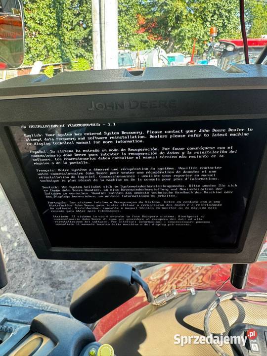 Naprawa nawigacji John Deere GS3GS4 Zielona Góra