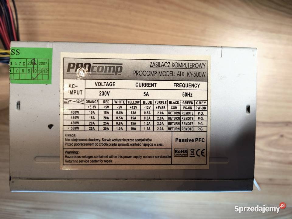 Zasilacze PC Katowice