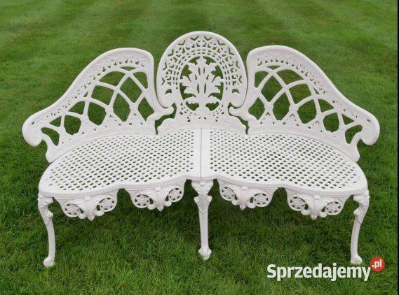Fabrycznie NOWA Ławka ogrodowa z duraluminium