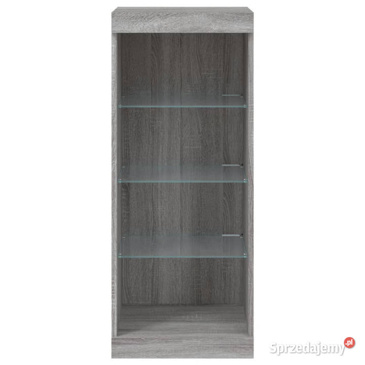 Szafka z oświetleniem LED szary dąb sonoma Warszawa