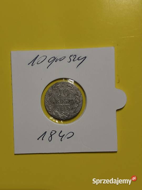 Moneta 10 groszy 1840 Puławy sprzedam