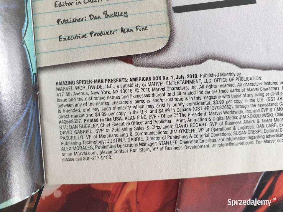 Amazing SpiderMan American Son 4 komiksy Marvel Gdynia