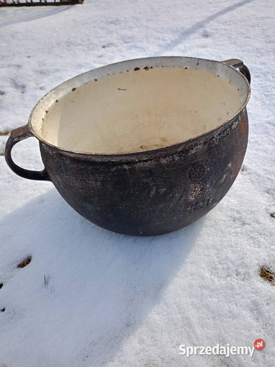 Żeliwny garnek Świerczów sprzedam