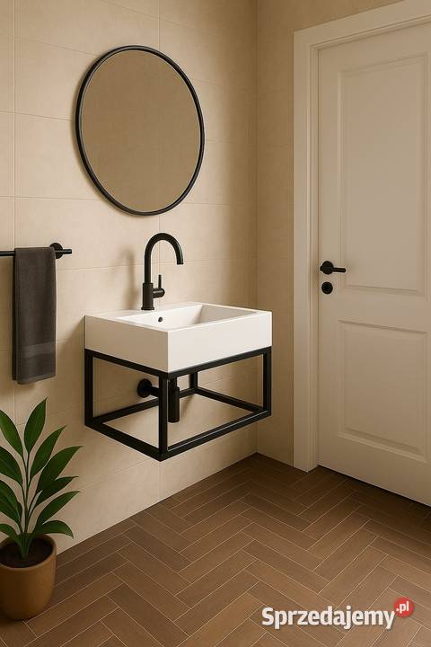 Konsola łazienkowa stelaż pod umywalkę loft Pozostałe podkarpackie Jeżowe sprzedam