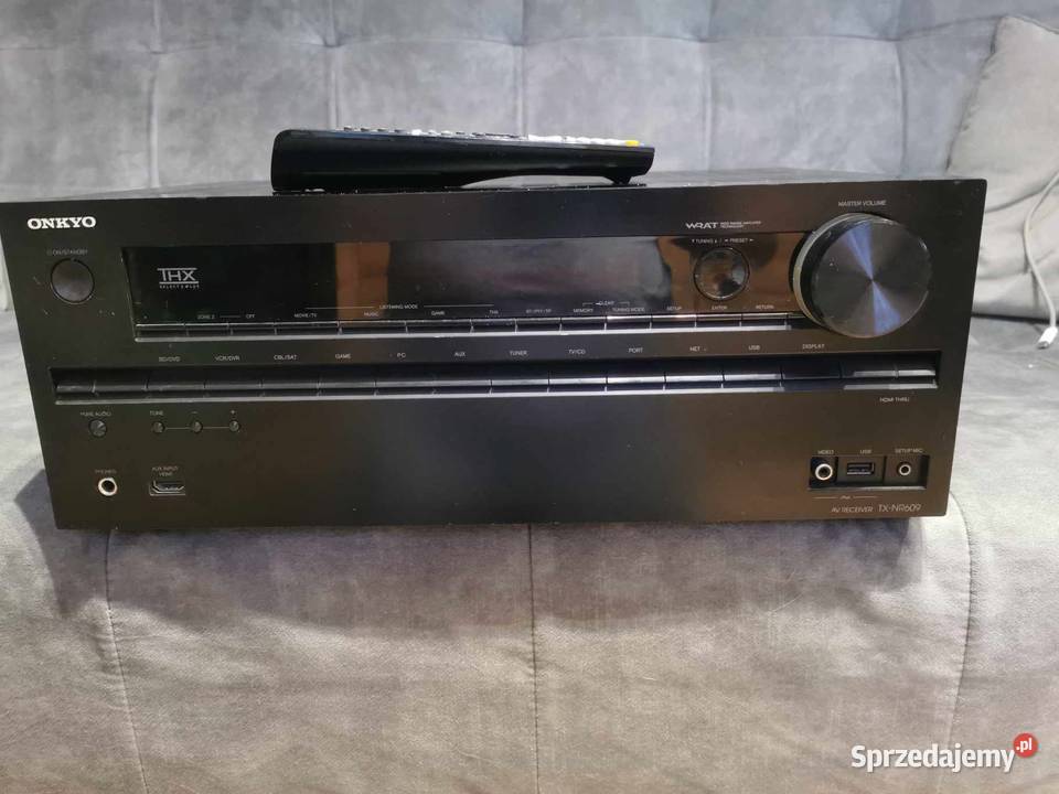 Onkyo TX609 amplituner 72 pilot Łódź sprzedam