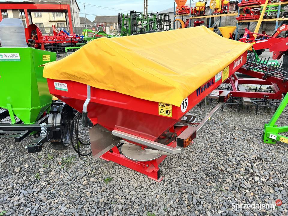 Rozsiewacz polowy Junior 800 2tarczowy Langren nieuszkodzony Łuków