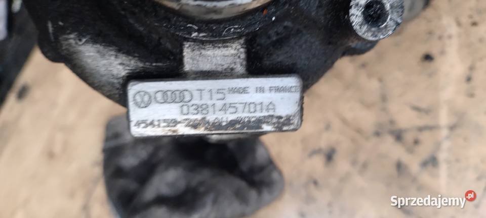 VW SEAT SKODA 19TDI turbosprężarka 038145701A