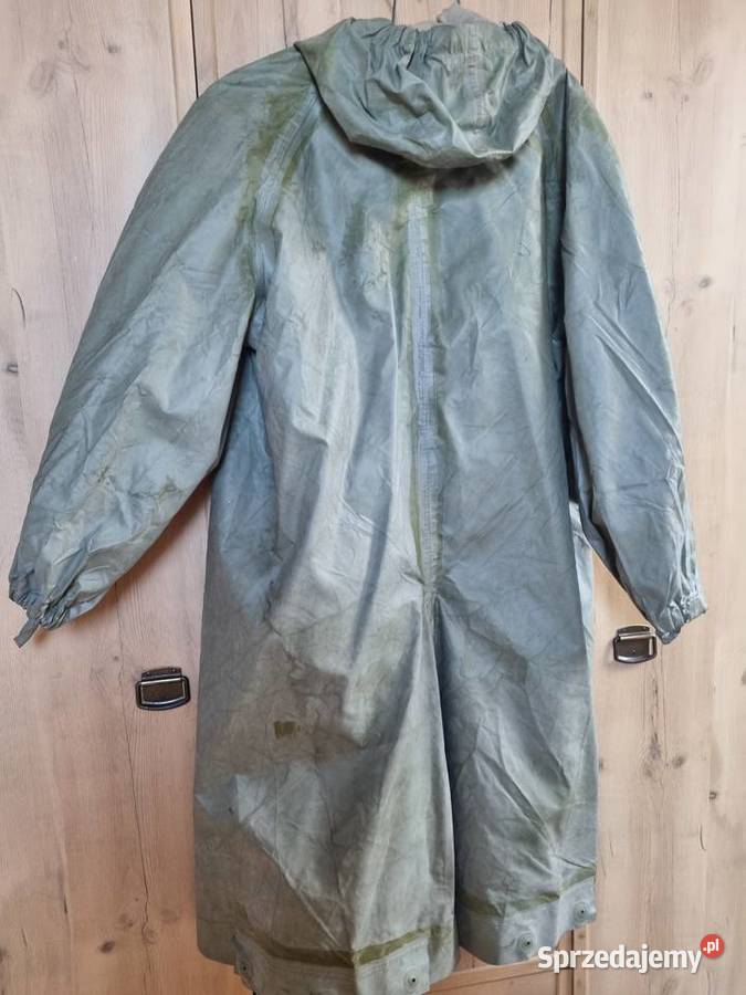 Wojskowy płaszcz przeciwdeszczowy Lublin sprzedam