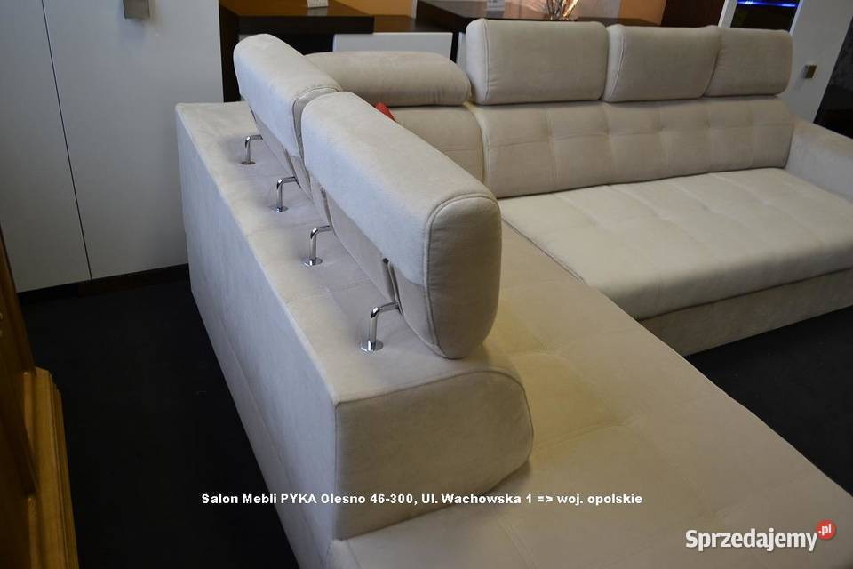 Nowy Narożnik 190x280 ATLANTA Tkanina Zmywalna opolskie Olesno