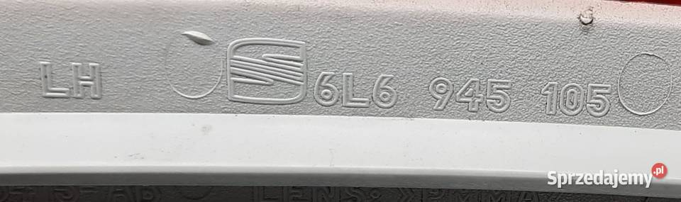 ODBLASK W ZDERZAK LEWY TYŁ SEAT IBIZA III 6L Mielęcin