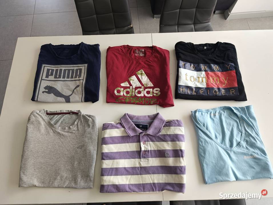 Koszulki męskie xl adidas puma itp Moda i Styl Paleśnica sprzedam