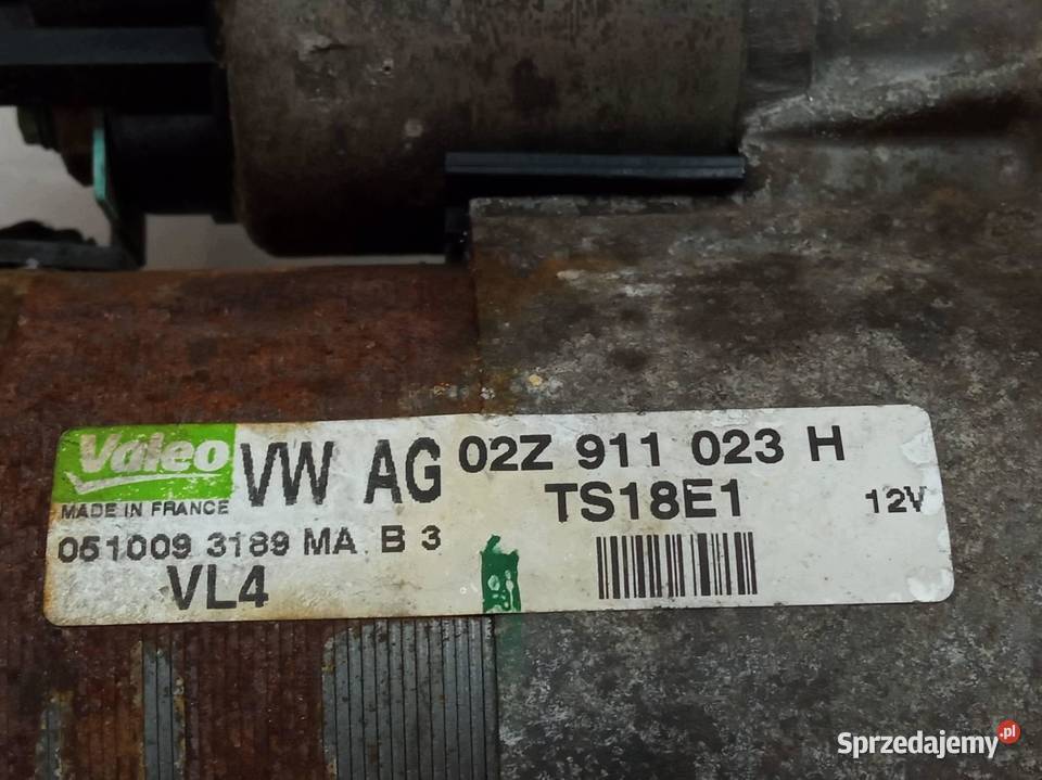 ROZRUSZNIK 02Z911023H 19 TDI Skoda Fabia II osobowe sprzedam