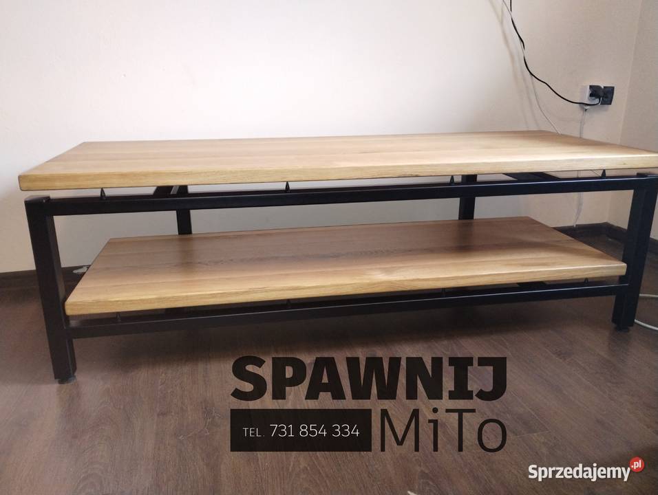 Stolik audio Hifi szafka Rtv ława dębowa pod RTV Sosnowiec