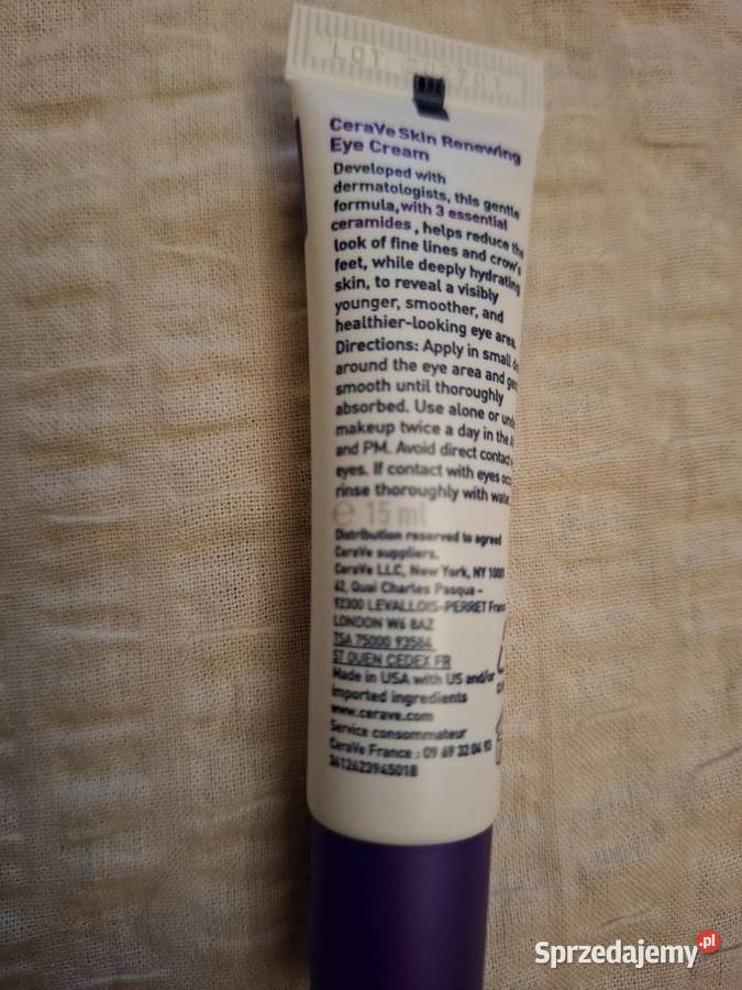 CeraVe Skin Renewing krem pod oczy 15 g tubka Warszawa