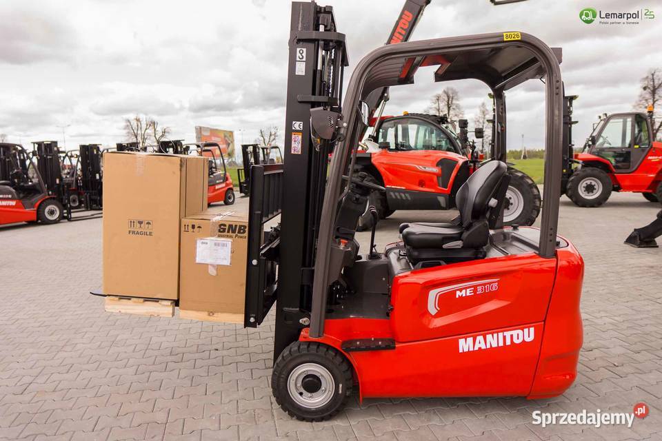 NOWY WÓZEK ELKTRYCZNY MANITOU ME 316 Zator