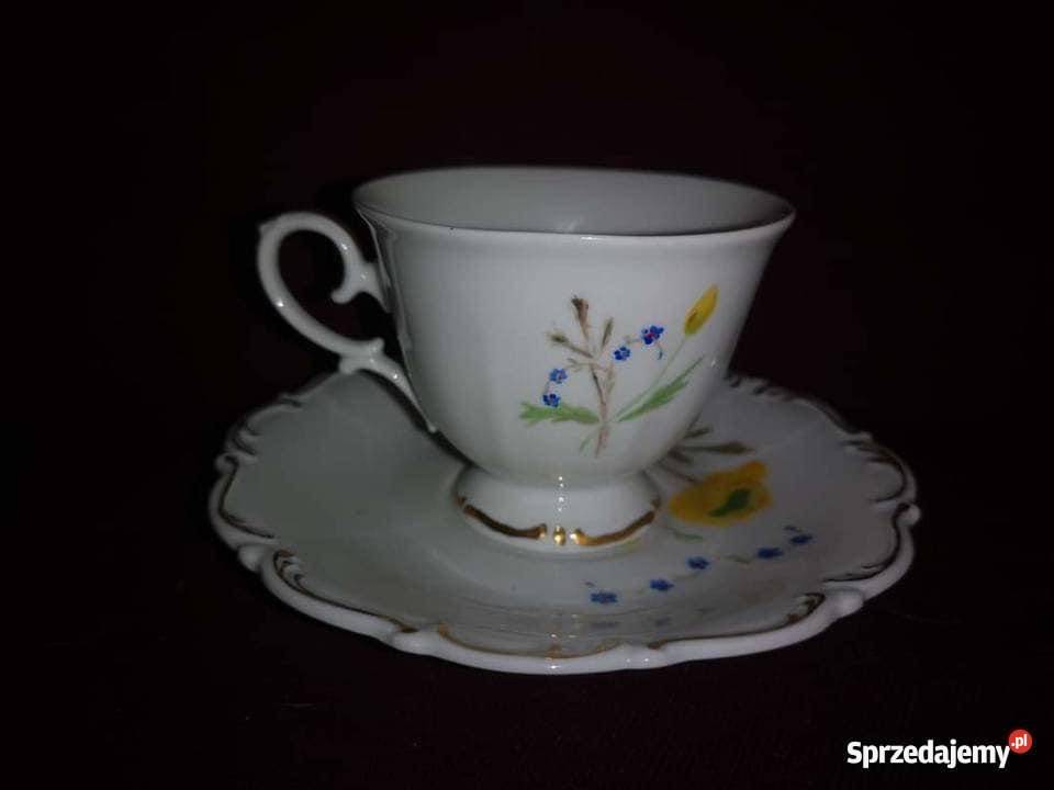 Filiżanka z talerzkiem Tirschenreuther Gdańsk
