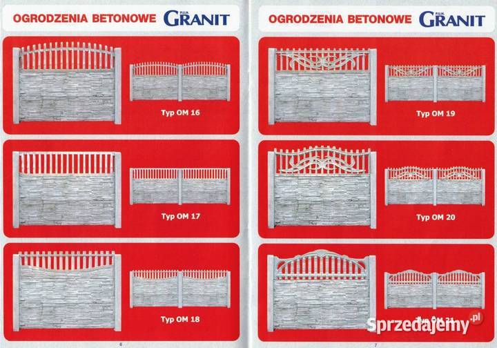 Ogrodzenia betonowe formy Zabawa sprzedam