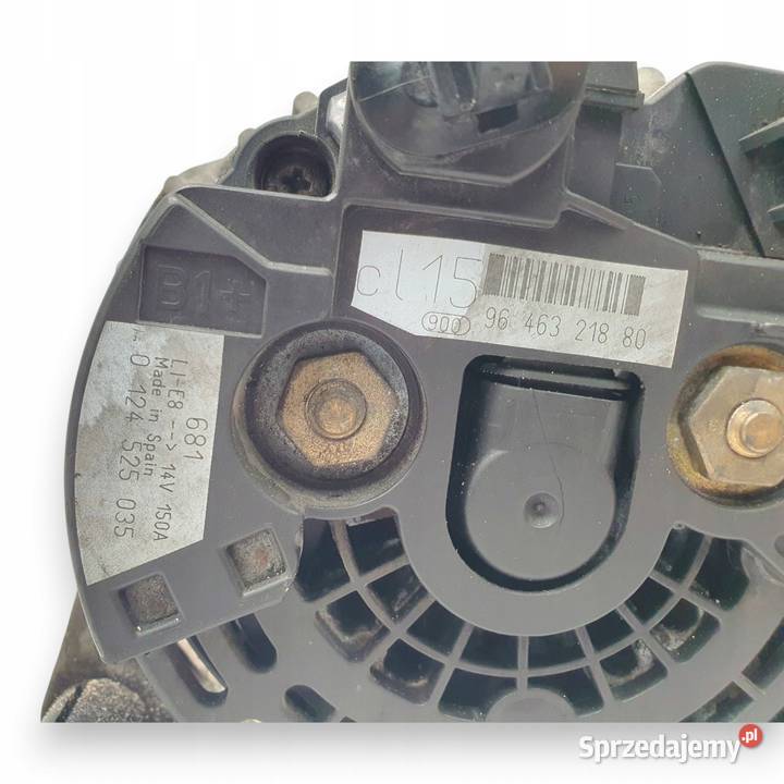 ALTERNATOR Peugeot Partner Berlingo 16 HDi Bosch Układ elektryczny silnika Chełm